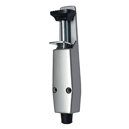 Pacific Doorware Heavy Duty Spring Loaded Step Down Door Stopper (Aluminum Silver, 1 Pack) - size: 1 Pack, style: Aluminum Silver