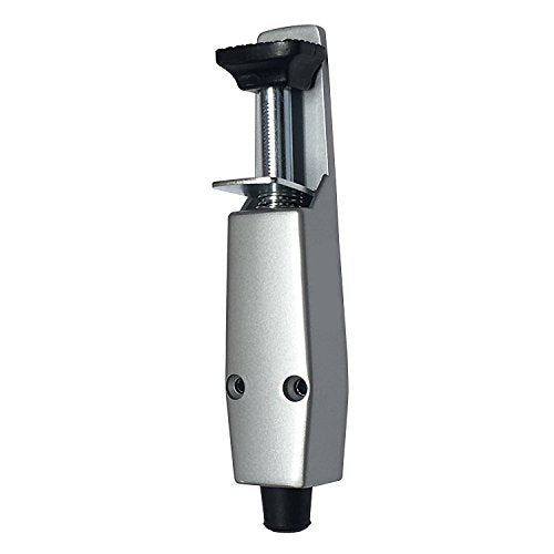 Pacific Doorware Heavy Duty Spring Loaded Step Down Door Stopper (Aluminum Silver, 1 Pack) - size: 1 Pack, style: Aluminum Silver