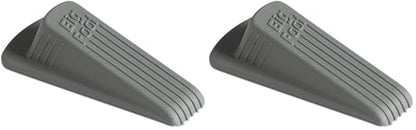 Master Caster Big Foot Doorstop, 4.75 x 2 x 1.25 Inches, Gray, 1/Pack (00941) (Pack of 2) - color: Gray, size: 941 (Pack of 2)