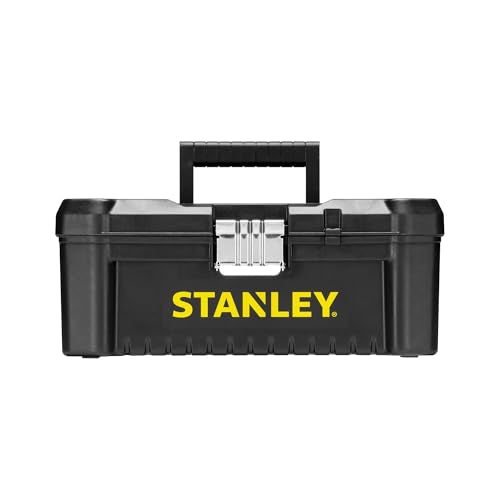 Stanley STST1-75515 Toolbox "Essential" with metal latches, Black/Yellow