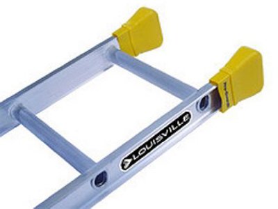 Louisville, LP-5510-00, Ladder End Caps, Aluminum, 375 Lb.