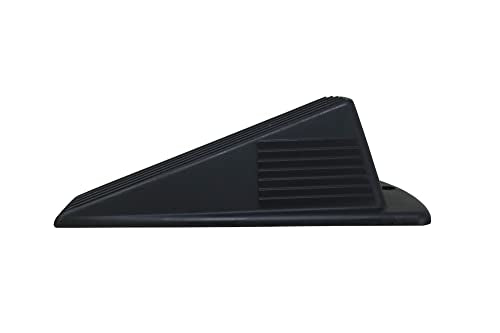 Shepherd Hardware 3762E Heavy Duty Jumbo Hard Plastic Door Wedge, Black - color: Black