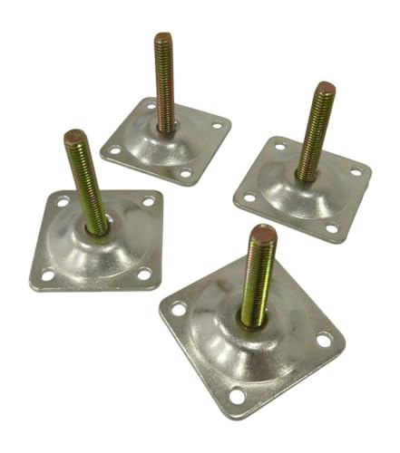 Tech Team #00710, Sofa-Chair Leg Repair Set, Fix Damaged Furniture, Couch, Sofa, Chair, Table, Ottoman, 4 Sets, Hanger Bolt and Screw Hardware Included