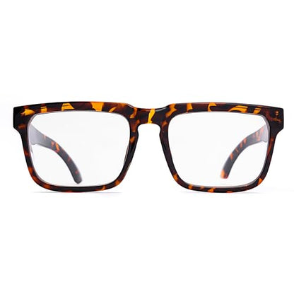 Z87 High-Visibility Construction Anti-Fog Photochromic UV400 Blue Light Blocking Impact Resistant Safety Glasses - color: Leopard