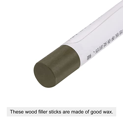 uxcell Wood Wax Filler Stick, Furniture Crayons Wooden Repair Wax Filler Stick Touch Up Wax Paint Pens for Scratches Holes Floor Laminate Tables Desks, Taupe - color: Taupe
