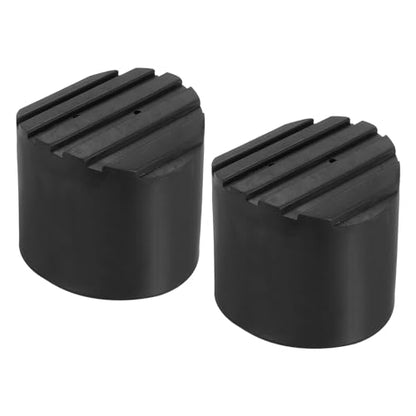 PATIKIL Ladder Non Slip Feet 3"/76mm, 2Pcs Rubber Round Foot Protective Mat Cushion Replacement for Telescopic Folding Extension Ladder Protection, Black - color: 76mm
