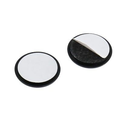 MY MIRONEY 24PCS Round Chair Sliders Black Self-Adhesive Furniture Slider Gliders PE Floor Protector Pads, 1-3/8 Inch - style: 1-3/8"; Black; 24PCS