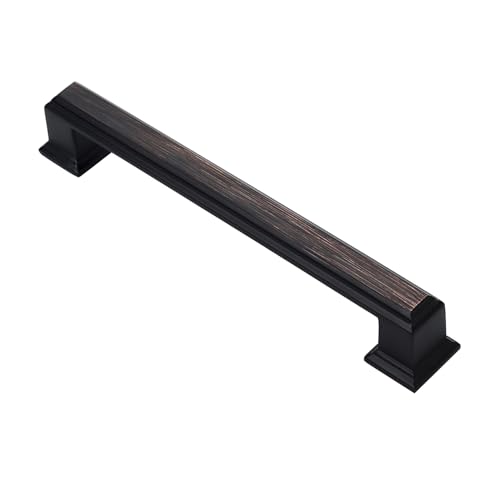 Alzassbg 10 Pack Oil Rubbed Bronze Cabinet Pulls, 5 Inch(128mm) Hole Center Cabinet Handles Kitchen Pulls for Cabinets and Drawer AL3071ORB - color: Oil Rubbed Bronze, size: 5" Hole Center