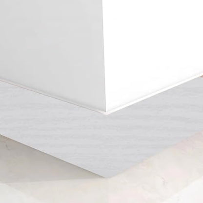 Lilaly 2 inches x 32 feet Wood Grain Repair Tape,Imitation Wood Grain Tape,Widely Used for Tables, Doors, Floor and DIY(White) - color: White