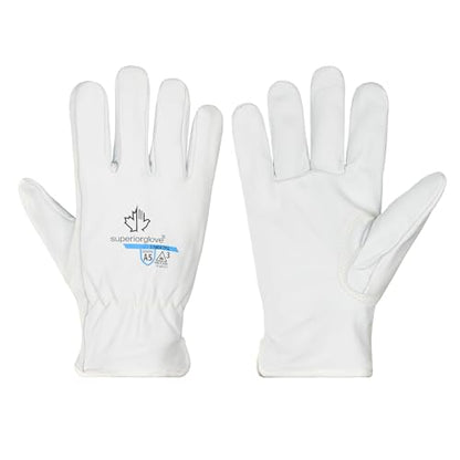 Superior Glove Endura Goatskin Leather Work Gloves Arc Flash Cut Resistant Safety Hand Protection - size: XX-Large, style: Arc Flash/Cut