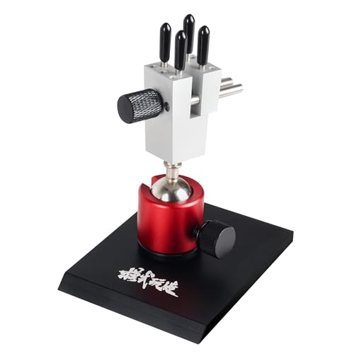 Tabletop Vise Mini Vice Multifunctional Professional Model Building Tool Workbench Vise with Spherical Rotating Metal Base for Hobbies,Jewelry Model Figures Sculpture - style: MS083