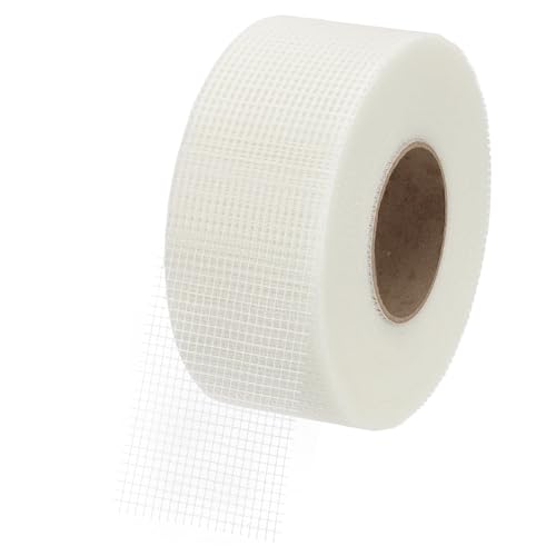 PATIKIL Drywall Repair Mesh Tape, 3 inch x 328 ft Fiberglass Repair Patch Self-Adhesive Dry Wall Joint Tape 7 Mesh Wall Hole Crack and Seam Patch, White - size: 3 inch x 328 Feet