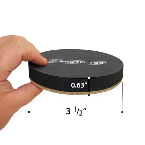 Felt Furniture Sliders Hardwood Floors X-PROTECTOR – 16 PCS 3 1/2" Furniture Sliders – Heavy Duty Felt Sliders Hard Surfaces – Move Your Furniture Easily & Safely! - size: 16 PCS 3 1/2 inch