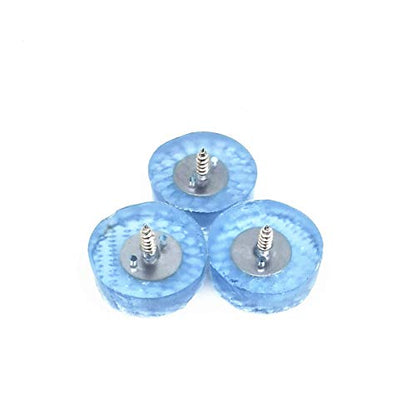 30 Pcs Translucent Cylindrical Shape Furniture Pads Rubber Non Slip Feet Pad for Table Desk Chair Sofa and Cutting Boards (30mm x 11mm) - size: 30mm x 11mm