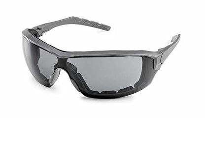 Gateway Safety 22GY78 Silverton Temple Version Safety Glass, Gray Frame - Gray FX2 Anti-Fog Lens - color: Gray Fx2 Anti-fog Lens, style: Regular
