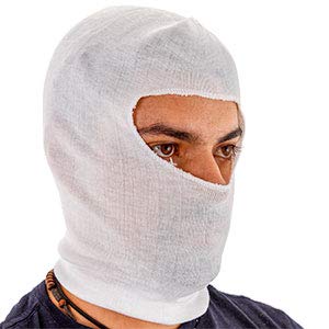 TCP Global Premium Painters Spray Socks, One Size Fits All (Pack of 12) - Snug Soft Stretch Cotton Hood Mask