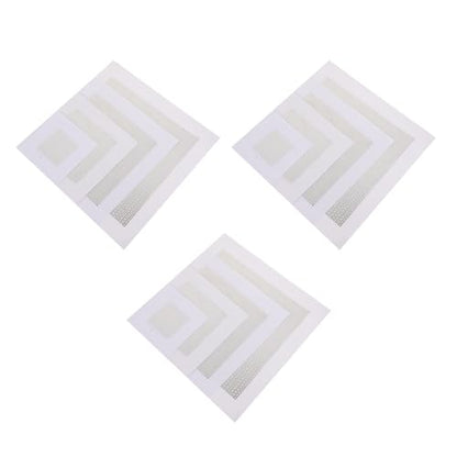 FOMIYES Self-Adhesive Wall Patches Fiberglass Mesh Repair Patch Kit for Wall Hole Fixing White 2" 4" 6" 8" 12pcs for Drywall