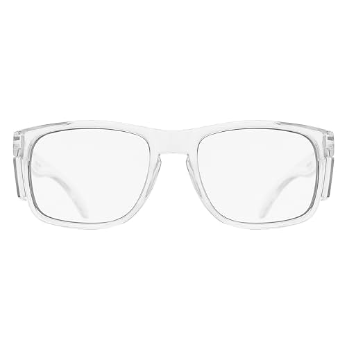 Z87Anti-Fog Photochromic Blue Light Blocking Safety GlassesUV400 Impact Resistant Protective Eyewear, for Men Women - color: Clear