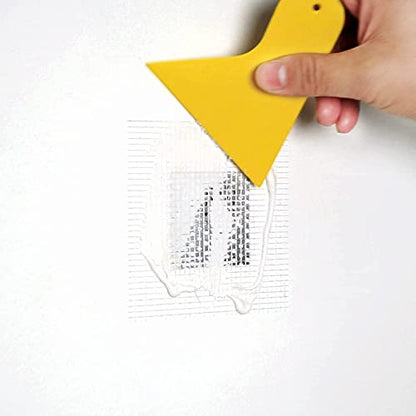 BONCART Wall Spackle & Drywall Repair Patch Kit with Mending Agent Putty, Repair Paste Plaster, Scraper & Sanding Sponge for Wall Crack/Nail Hole - style: 1Pack & Wall Patch