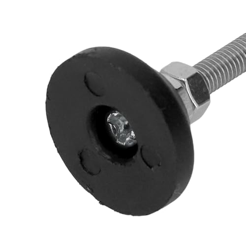 BORDSTRACT Furniture Leveling Feet, 2 pcs M6 10KG Adjustable Levelers & Leg Extenders for Cabinets Sofa Tables Chairs Raiser