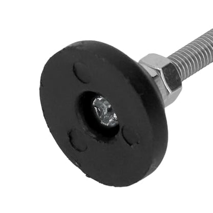 BORDSTRACT Furniture Leveling Feet, 2 pcs M6 10KG Adjustable Levelers & Leg Extenders for Cabinets Sofa Tables Chairs Raiser