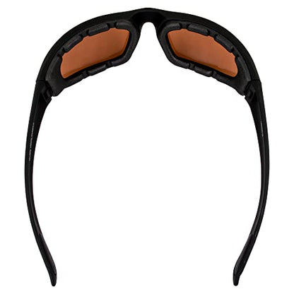Global Vision Eyewear Kickback Sunglasses with EVA Foam - color: Driving Mirror Lens