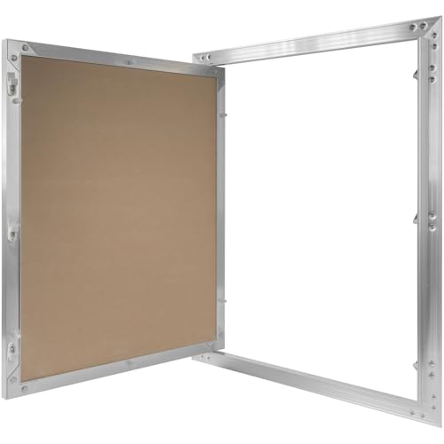 16" x 20" Waterproof Drywall Access Panel, Tileable and Paintable Ceiling and Wall Access Panel for Drywall, Wire Cover for Wall Covering Panels, Push to Open, Flush-Mount Wall Hole Cover - size: 16" X 20"