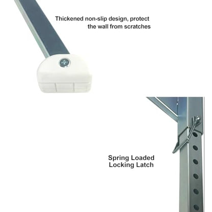 Ladder Stabilizer for Roof Gutter,Ladder Standoff for Roof,Wall Standoff,Solid and Reliable Easy to Use,380 Lbs Weight Rating - size: 17.5x27x31"
