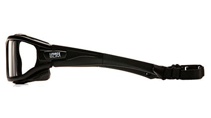 PYRAMEX I-Force Sporty Dual Pane Anti-Fog Goggle, Black Frame/Clear Anti-Fog Lens - color: Black Frame/Clear Anti-fog Lens