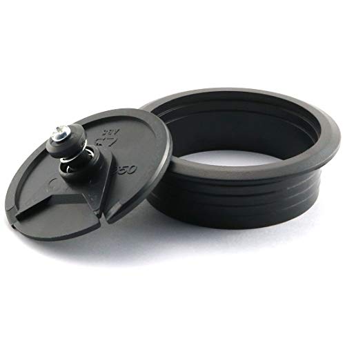 HJ Garden 2pcs 2-3/8 inch Desk Wire Cord Cable Grommets Hole Cover for Office PC Desk Cable Cord Organizer Plastic Cover Black - size: 1-3/8inch