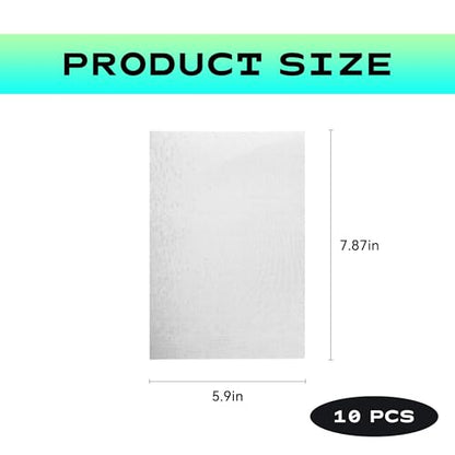 10PCS Welding Mesh, 5.9 × 7.9 inch Plastic Reinforcing Stainless Steel Wire Mesh Screen for Thermoplastic Repair, Plastic Welding Kit for Car Bumper, Kayak, Window Screen Fireplace Nets
