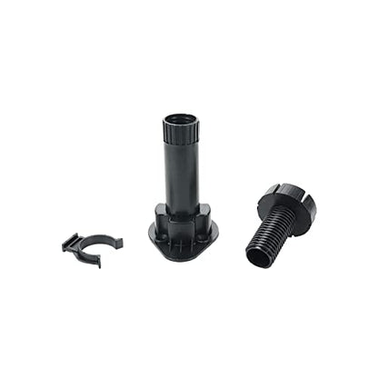 4.7 to 5.9 Inch Height Adjustable Cabinet Leveler 4Pcs, Furniture Leveler Legs, Black Plastic Leveling Feet for Kitchen Cupboard Table Shelves Nightstands - size: 4.7-5.9 Inch