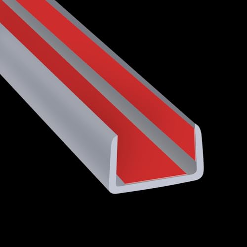 Rubber Edge Trim, Flexible Self Adhesive U Shaped Peel and Stick Edge Banding, 1-3/8"(35mm) U Channel Protector for Door Sides, Edge Guards for Woods, Furniture, 20Ft, Grey Color - color: Grey, size: Fit 1-3/8" - L20'