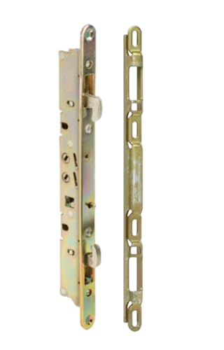 11-3/4" Multi-Point Mortise Lock with Face Plate and Keeper for Sliding Patio Glass Door | Two Point Keeper for Mortise Lock for Patio Sliding Door - size: 11-3/4" Mortise Lock and Keeper