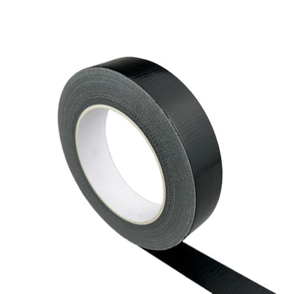 Multi-Purpose Duct Tape 1 Inch x 33 Yards, Heavy Duty, Waterproof, Great for Repairs, Packaging, Arts Crafts and DIY Projects (Black) - color: Black