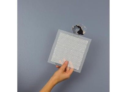 FibaTape 6 inch x 6 inch Self Adhesive Perforated Aluminum Wall and Ceiling Repair Patch
