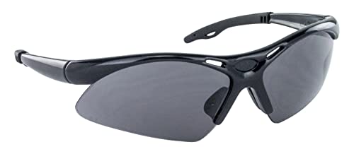 Diamondbacks Safety Eyewear Black Frame, One Size - style: Gray Lens