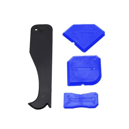 Silicone Caulking Tool Kit, 3-in-1: Grout Sealant Remover,Finishing Scraper Tools - Easy Caulk Removal Sealing Smoothing For Bathtub Toilet Bathroom Shower Corner Tiles Joint Floor Sink