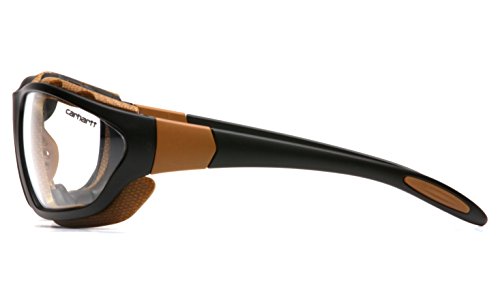Carhartt Carthage Safety Eyewear with Vented Foam Carriage, Clear Anti-Fog Lens - color: Clear Anti-fog Lens, style: Clear Anti-fog Lens