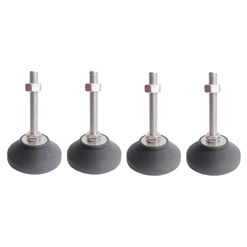 Furniture Leveling Feet, 4 pcs M5 Heavy Duty Height Adjuster Foot Feet Leveler Thread Size for Tables, Chair, Sofa, Workbench, Dresser, Bench, Cabinets(D40*M5*L30) - size: D40*M5*L30