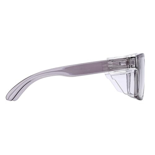UV400 Bluelight Transition Photochromic Safety Glases Anti Scratch and Impact Resistant,Meets ANSI Z87.1 Standard - color: Glossy Smoke