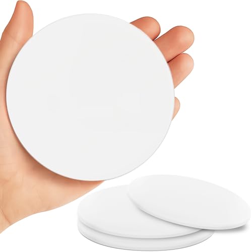 Door Stoppers X-Large 5" (3 PCS) - Door Stoppers for Wall with Strong Back Adhesive - Quiet and Shock Absorbent Silicone Wall Protectors from Door Knobs - Protects Every Surface - White - color: White, size: X-Large 5" (3 PCS)