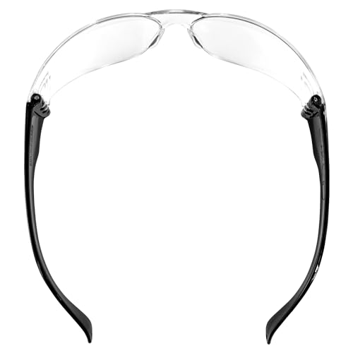Rider Safety Glasses - color: Clear Mirror