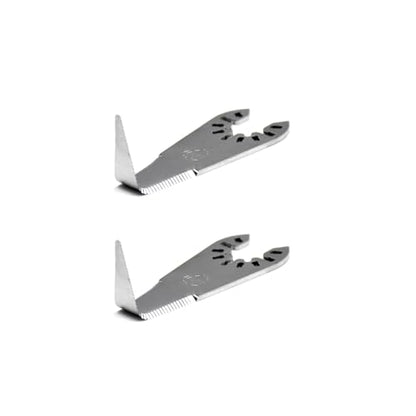 Jitterbug (2 Packs) Cold Knife Blade L-Shaped Windshield Cutting Blades for Car Door Window Seal Cutter Windscreen Removal Tool - Fit All Major Brands of Oscillating Tool
