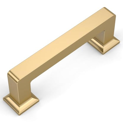 Amerdeco 10 Pack Champagne Bronze Cabinet Pulls 3 Inch(76MM) Hole Centers Kitchen Cabinet Handles Cabinet Hardware Kitchen Handles for Cabinets Cupboard Handles Drawer Pulls ZH0019 - color: Champagne Bronze, size: 3"/76mm Hole Center
