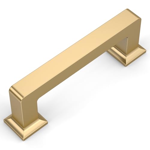 Amerdeco 10 Pack Champagne Bronze Cabinet Pulls 3 Inch(76MM) Hole Centers Kitchen Cabinet Handles Cabinet Hardware Kitchen Handles for Cabinets Cupboard Handles Drawer Pulls ZH0019 - color: Champagne Bronze, size: 3"/76mm Hole Center