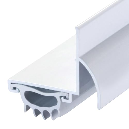 M-D Building Products 06395 36 in. White Aluminum L-Shape Screw-on Under Door Seal - color: White