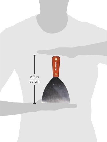 Warner 5" Full Flex Putty Knife, Carbon Steel Blade, Rosewood Series, 636 - size: 5 Inch, style: Full Flex