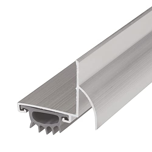 M-D Building Products 06015 36 in. Silver Aluminum L-Shape Screw-on Under Door Seal - color: Silver