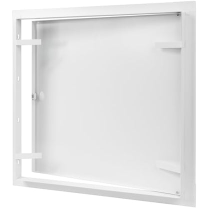 16" x 16" White Metal Access Door. Plumbing, Electricity, Heating, Alarm Wall Service Shaft Panel for Drywall - size: 16" x 16"